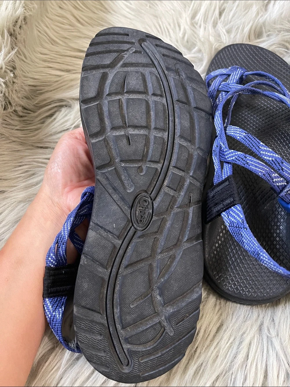 Chaco‎ Women’s Blue Strappy Hiking Sandals